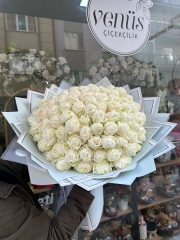 101 Beyaz Gül